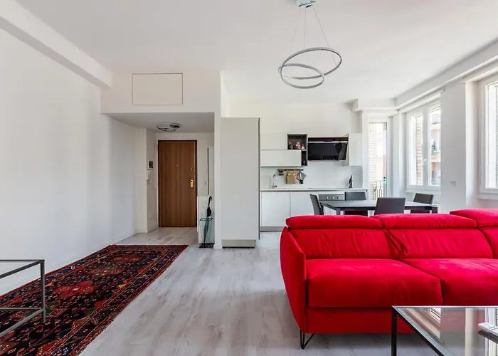 Guesthost - Garibaldi & Gae Aulenti Modern Apt With Private Parking!
